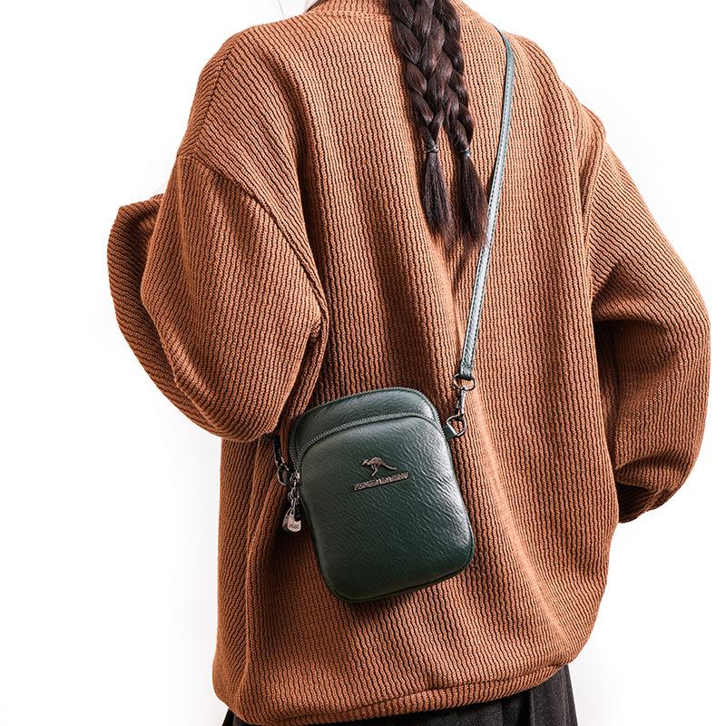 Mobile Phone Bag, Zero Wallet, High-end and Elegant Single Shoulder Crossbody Bag, Fashionable Mom Bag