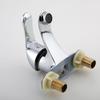 Double Hole Basin Faucets Cold/Hot Mixer Basin Tap Waterfall Modern Tap Durable