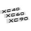 Car 3D ABS Chrome Decal Sticker For Volvo XC40 XC60 XC90 Car Rear Trunk Letters Logo Replace Badge Emblem Stickers Accessories