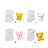 Hand Raised Animal Message Clip Silicone Mold Versatile Mold for Creating Animal Desk Organizers and Keepsakes