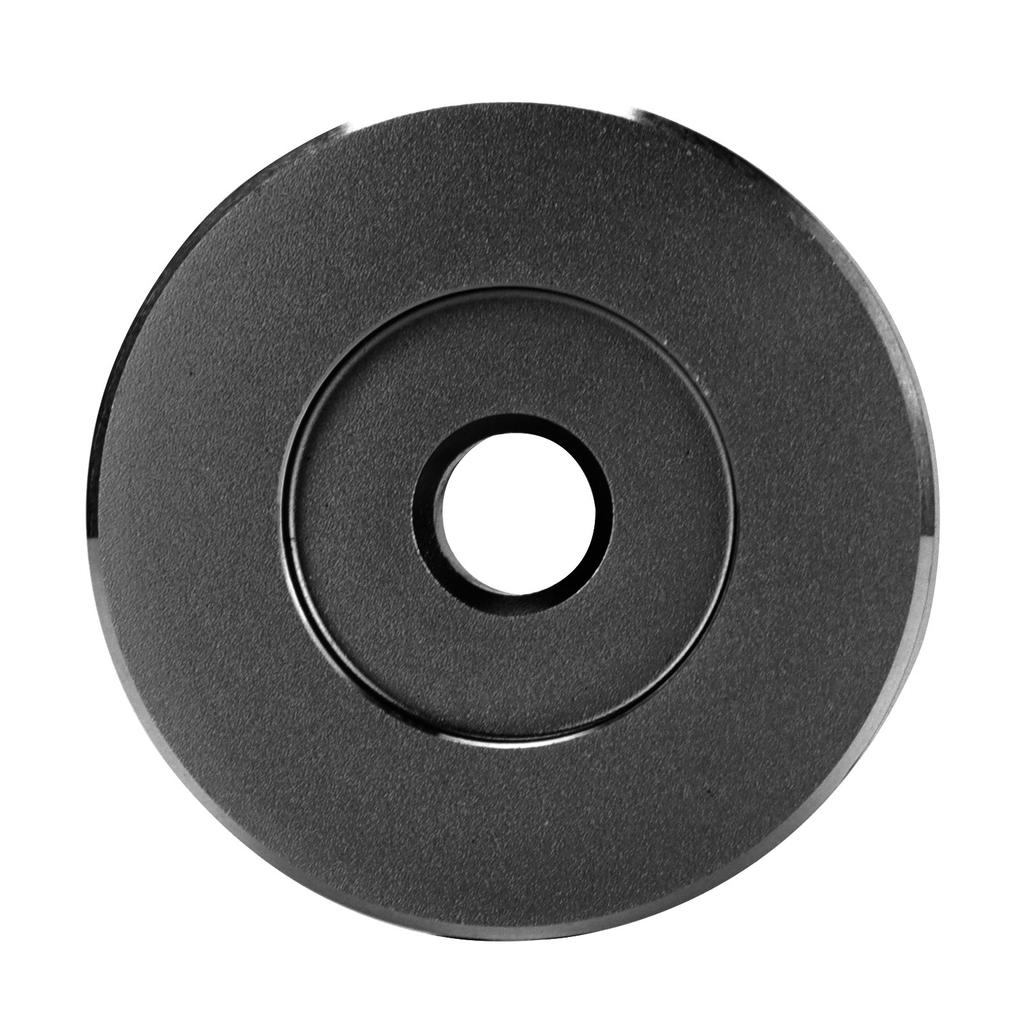 45 RPM Record Turntable Adapter Large Hole Conversion Sheet   Black Clamp Adapter for Most Big Hole Records