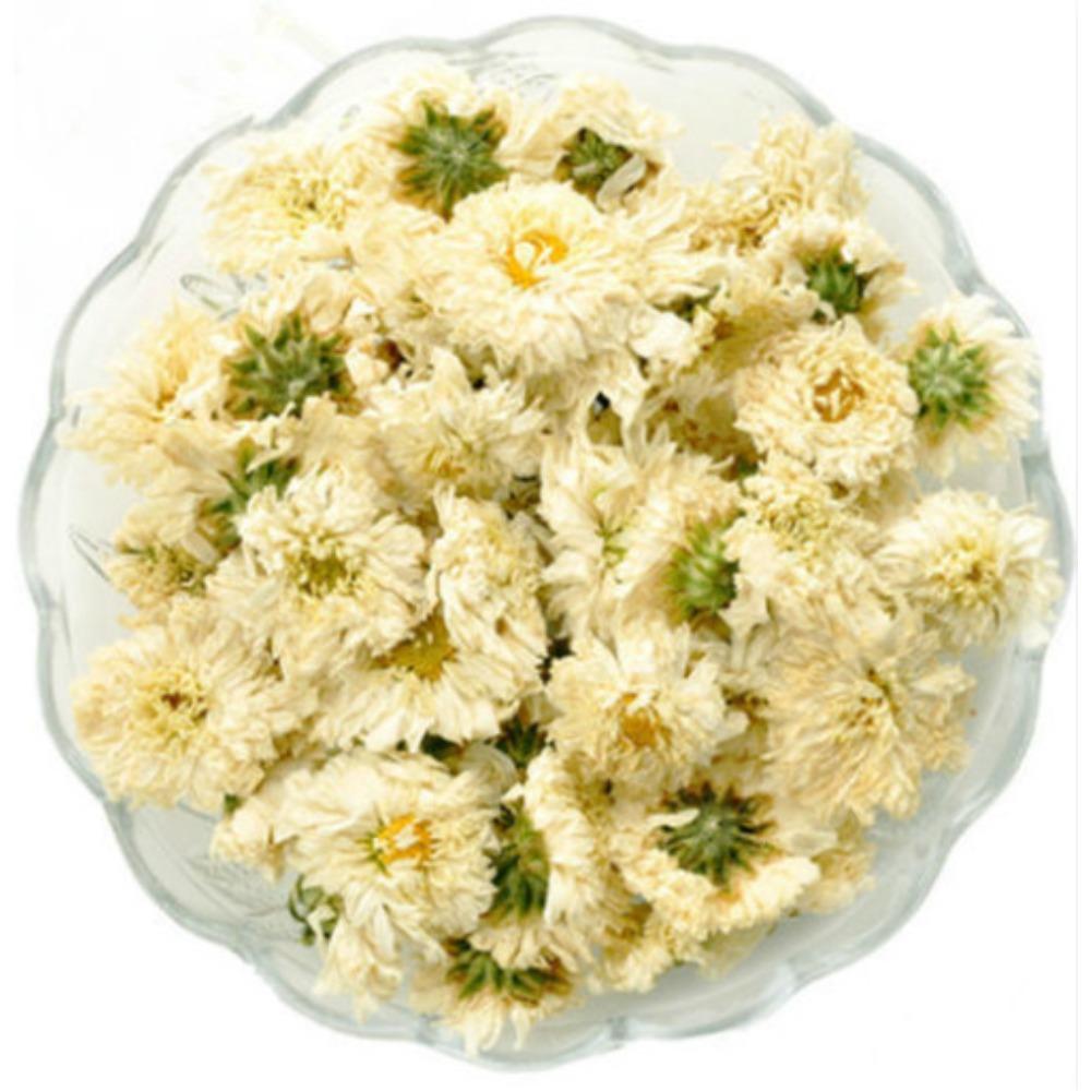 Dried Organic China Chrysanthemum Tea Flower Herbal Morifolium Ramat Tin 100g