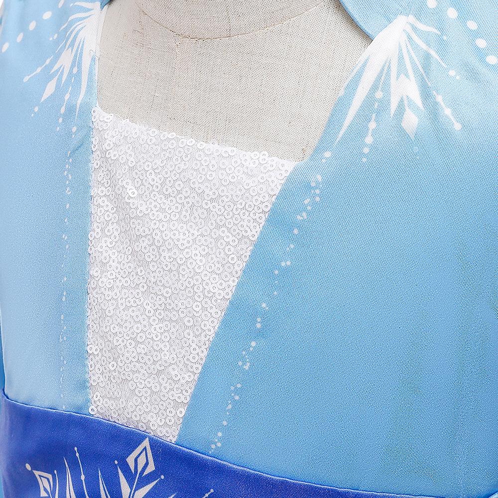Girls Princess Dress Snow Queen Costume Carnival Party Halloween Kids Clothes Birthday Party Dress