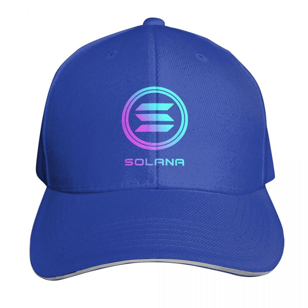 Solana Crypto Solana Cryptocurrency SOL Cap Fashion Casual Baseball Caps Adjustable Hat Hip Hop Summer Unisex Baseball Hats