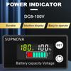 DC 8V-100V Digital Motorcycle Voltmeter LCD Car Battery Charge Level Indicator Lithium Battery Capacity Voltage Meter Tester