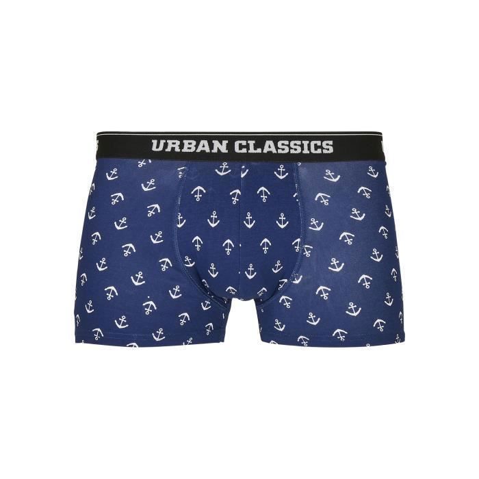 Lot de 5 boxers - Urban Classics - Multicolore - Coton - Mixte - Confortable