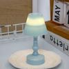 Pleated Shellflower Bud Button Battery LED Table Lamps Desk Night For Bedroom Dining Night Light Simple Modern Decoration