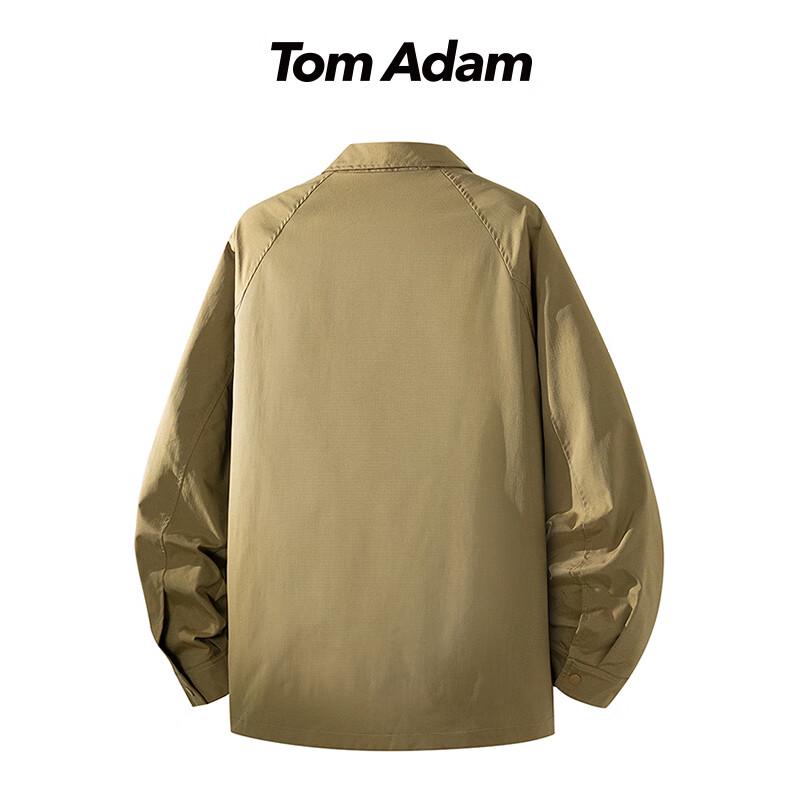TOM ADAM 2025 New Lapel Men's Workwear Shirt Jacket