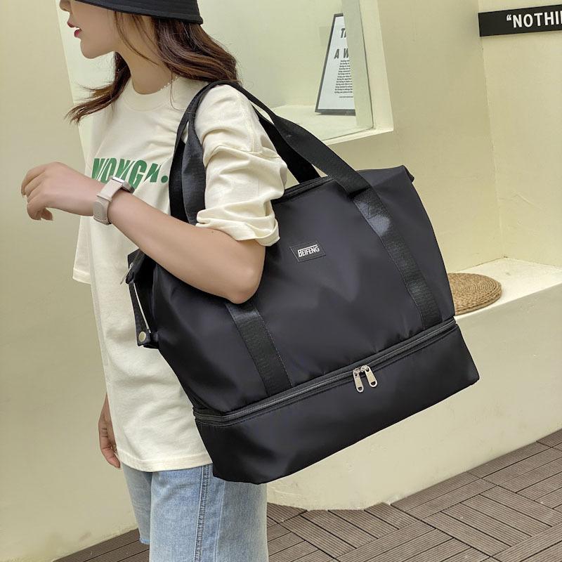 Dry and wet separation yoga fitness bag travel sports portable travel bag multi-functional travel bag