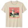 Seagull Beach Hat Birds Animals Mens T-Shirt Ladies Tee Graphic Unisex