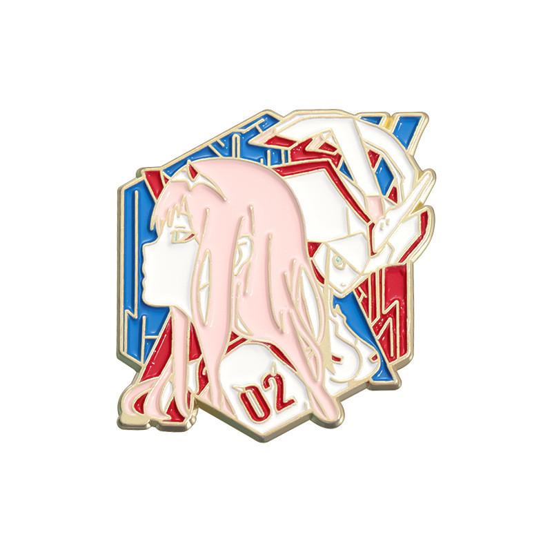 

Adorable Girls Anime Inspired Alloy Badge Brooch For Fashion Jackets And Coats