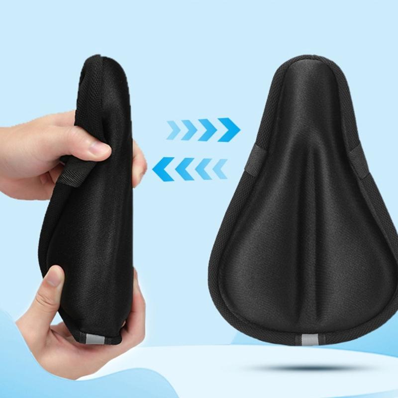 Non Slip Reflective Bicycles Saddles Pad with Soft Padding for Childrens Mountain Road Bikes