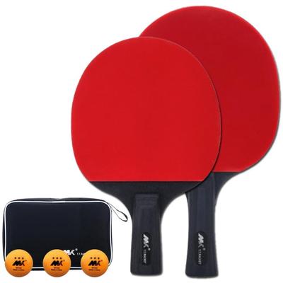 Table Tennis Racket for Beginners and Intermediate Carbon Double Man Tape Rubber Sports 1 Players, Shake, Case, Pen, Sided, Cut, Set, Children,