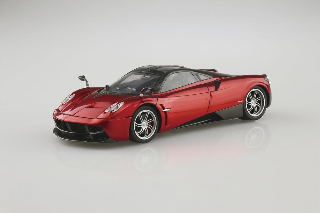Aoshima Bunka Kyozaisha Die Supercar-Serie Pagani Huayra 2012 Plastikmodell Schwarz 1/24 Nr. 02