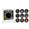 Christmas Rotating Disc Night Light with Activated Singing, Acrylic Refrigerator Creative Decorative Ornament