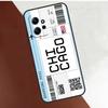 Boarding Pass Ticket Case For Xiaomi Redmi Note 14 10 11 12 13 15 Pro Plus Cover For Redmi 15 14C 10C 12C 13C 15C