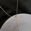 Fashion Long Pendant Necklaces For Women Y2K  Adjustable Clavicle Chain Light Luxury Sweater Chain Jewelry Accessories Gifts