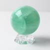 Eigado Fluorite for Study Academic and Power Stone Amulet Sphere, 63mm, 420g, Luck, Ability, Knowledge,