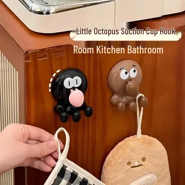 Kreslený přísavkový háček: Bez vrtání, Silný, Beze stop, Sleva 5 yuanů k dispozici