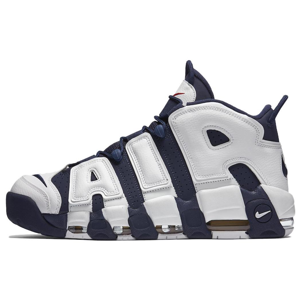 

Мужские кроссовки Nike Air More Uptempo 96 Olympic 2024 Синие Белые Полуночно-синие FQ8182-100 44