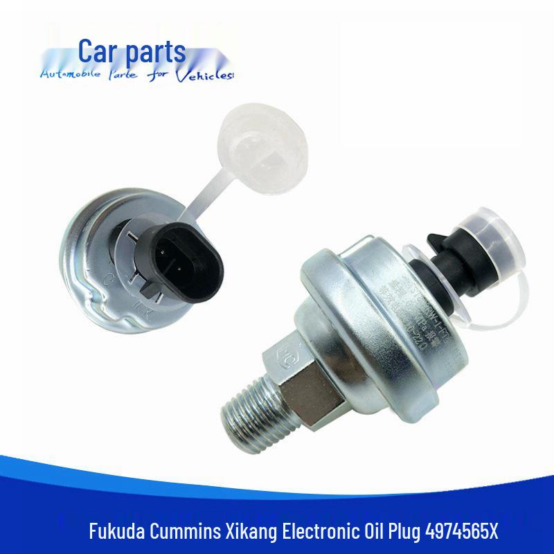 The 4974565X is compatible with the Cummins Xicon Auman GTL electronic oil pressure sensor alarm plug.