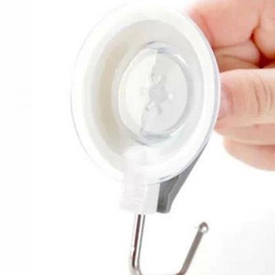 2Pcs Hooks Strong Holder Hooks Suction Cup Hanging Removable Bathroom Kitchen