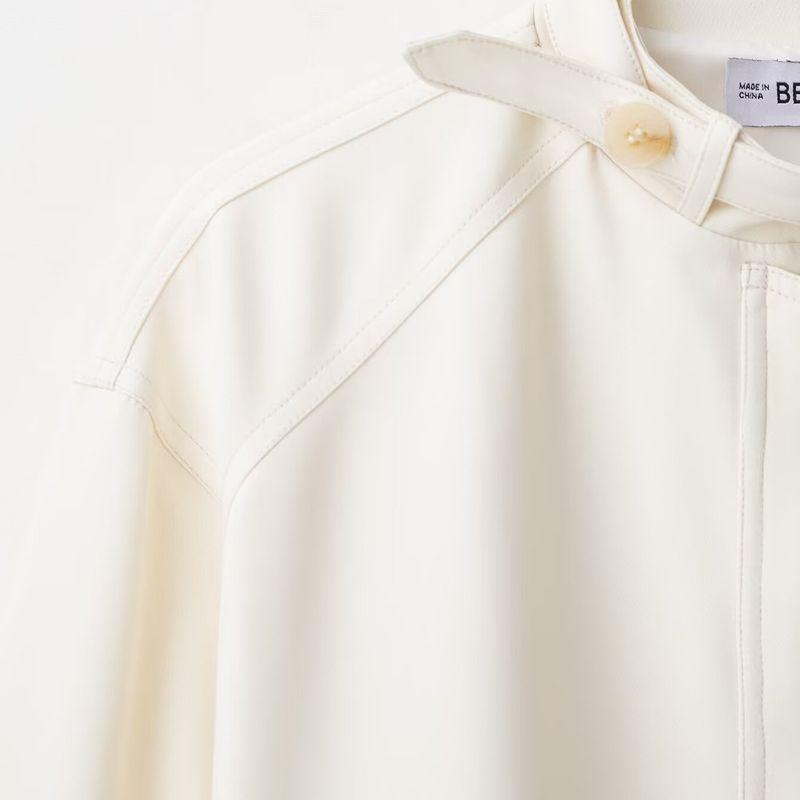 Kaslead New Women Clothes Western Style Fashion Button Outerwear Pleated Trousers 8114823 7977823