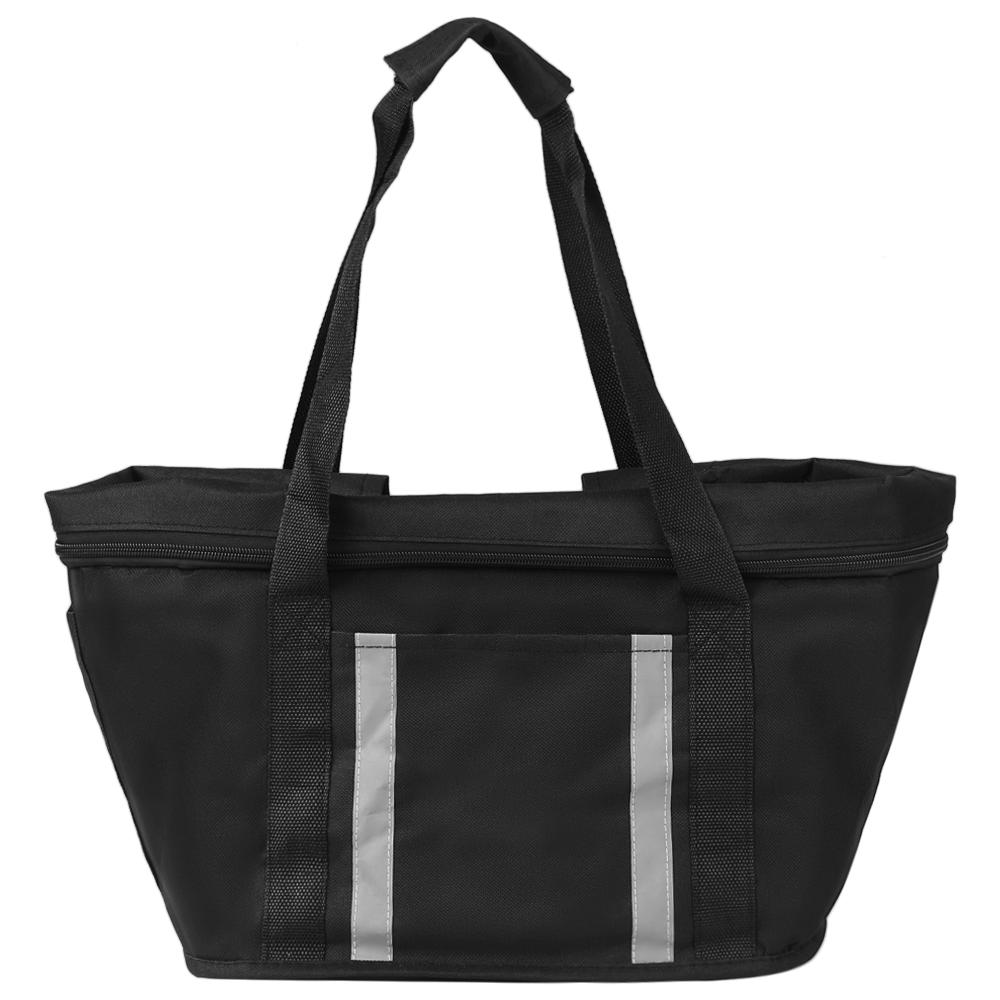 Skládací košík na kolo s reflexními proužky Odnímatelný přední košík na řídítka Přepravka na kočku Psa