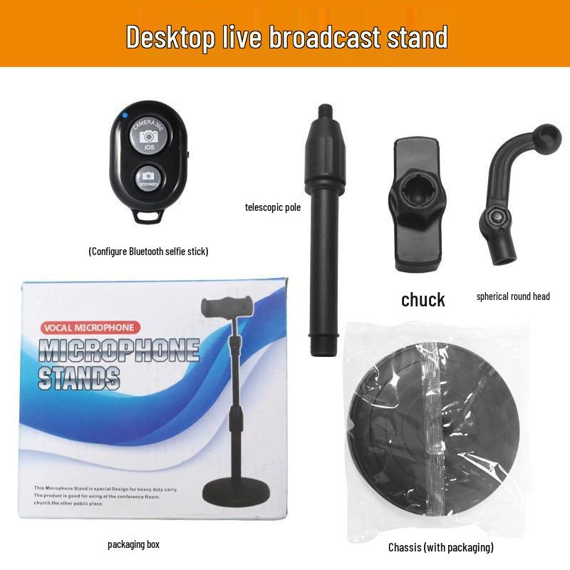 Adjustable Desktop Stand for Photography, Streaming & Online Classes