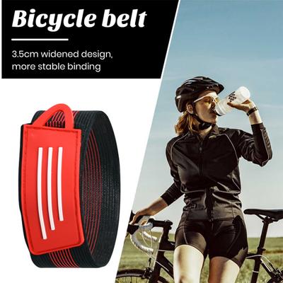 2 ks elastické cyklistické zavinování kotníků Cyklistické bezpečnostní pásy na kalhoty Extra široký strečový bezpečný pásek na kotník pro cyklistiku Jogging Kempování Běh