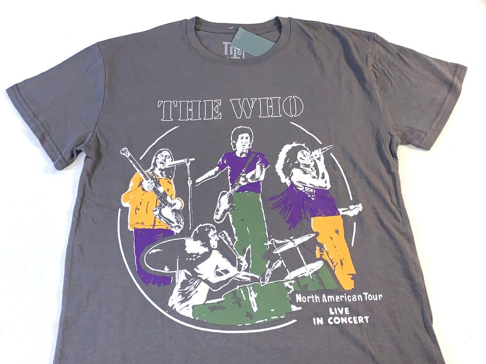 The Who Rock Band Roger Daltrey Pete Townshend T-Shirt New! Ladies Womens XL Unisex T-Shirt XXXXL