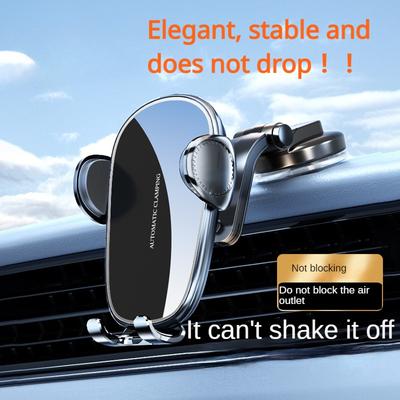 2024 Mechanical Bracket D6 New Clamping Mobile Phone Bracket Car Air Outlet Navigation Bracket Car Supplies