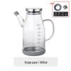 Miling Hexagonal High Borosilicate Oil & Vinegar Dispenser Set
