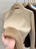 Plus Size Cartoon Knit Pullover Sweater: Cute, Loose Fit, Mid-Length, Perfect for Autumn/Winter.