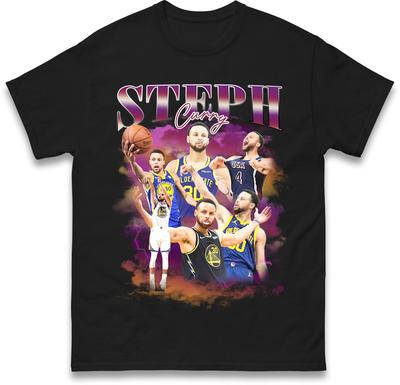 Stephen Curry Bootleg Mens T Shirt Womens Tops Tees Golden State Warriors Basketball Top