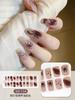 20 Pcs Halloween Christmas UV Semi Cured Gel Nail Stickers Self Adhesive Long Lasting Popular Nail Art Wraps