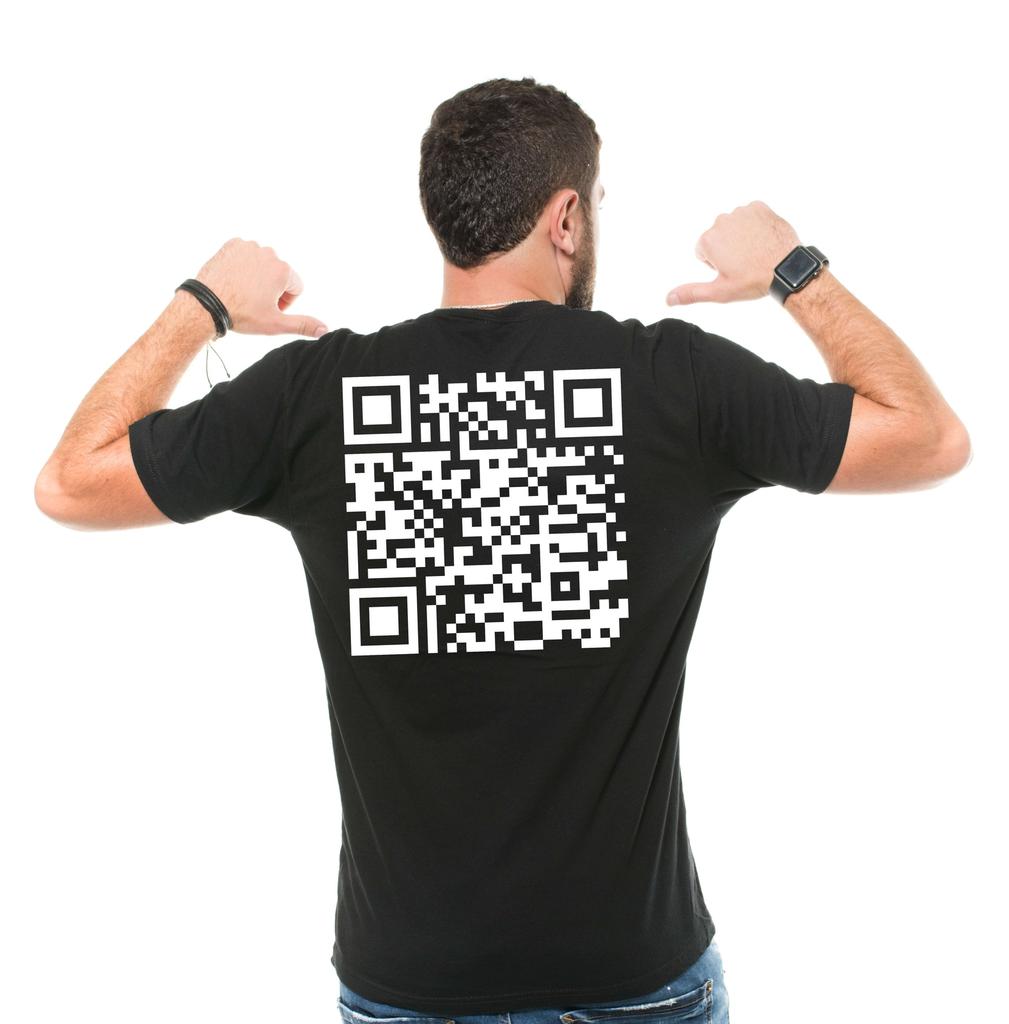 Trump Dance QR code funny T-Shirt Mens Womens Tees Top DJT President dancing Tee shirt