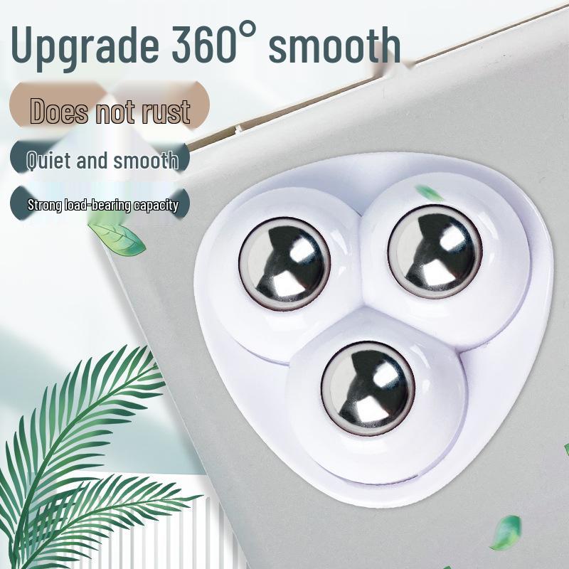 Universal Silent 360° Swivel Casters - Wear-Resistant Load-Bearing Wheel Set for Furniture