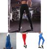 Fitness Women High Waist Push Up Polyester Leggings With Stylish Patchwork Design For Active Sports