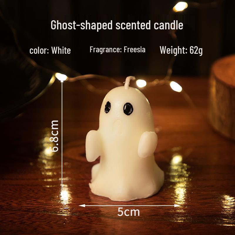 Halloween Ghost Candle Set: High-End Gift & Aroma for Home Ambiance