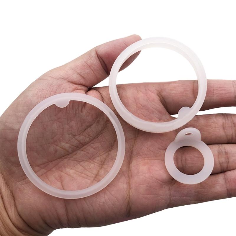 Set of 3/4pcs Water Bottle Silicone Sealing Gaskets Replacement Accessories for Drinking Cup Cup Lid Rings