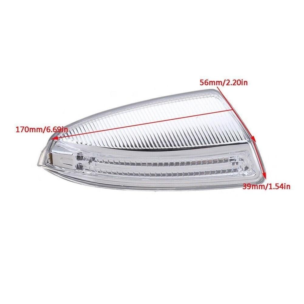 2pcs 2048200721 2048200821 Car Door Rearview Mirror Turn Signal Light For Mercedes-Benz C300 C250 C350 C63 2008-2014