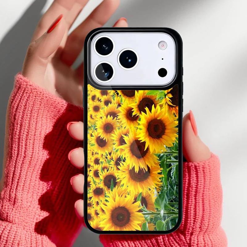 Flowers 1 Sunflowers Phone Case for iPhone 17 16 15 14 13 Pro Max Back Cover for 12 11 Pro Coque