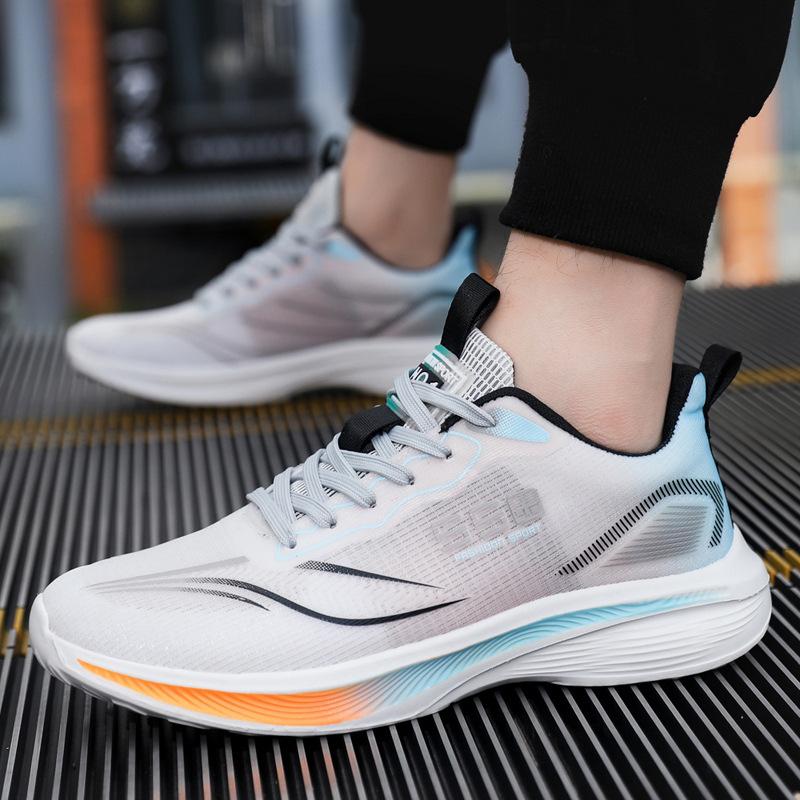Putian large size couple men's shoes popular jaka breathable mesh sports running shoes student lightweight casual shoes autumn