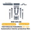 Pellicola Protettiva Interna in TPU per Porsche Panamera 2017-2020 Anti-Graffio Autorigenerante Adesivo Trasparente