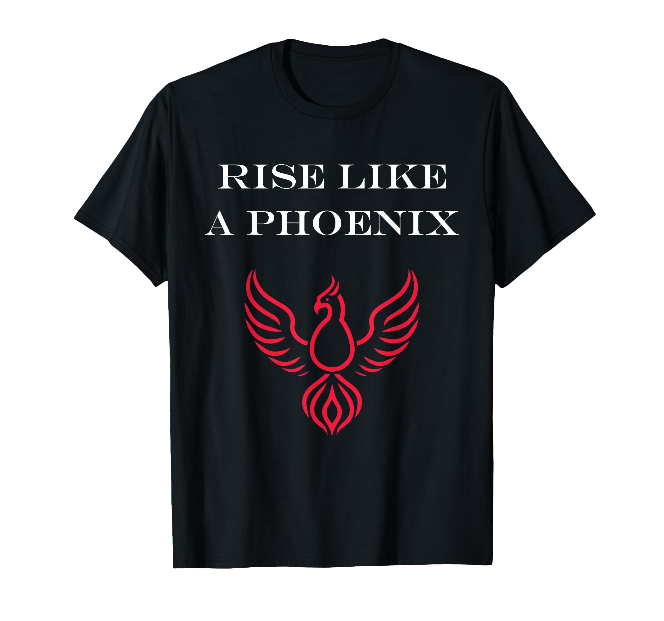 

Humor Phoenix Animals Simple Fire Bird Rise Phoenix T-Shirt чорний