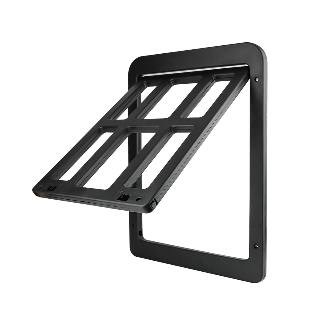 Pet Screen Door Dog and Cat Flap Door for Screen Door In Out 2Way Locking Pets Doors