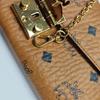 [Pre-Owned] Patricia Visetos Compact Lightweight Vintage Monogram Coated Canvas Envelope Chain Shoulder Bag Large - Very Good #11I9WRH