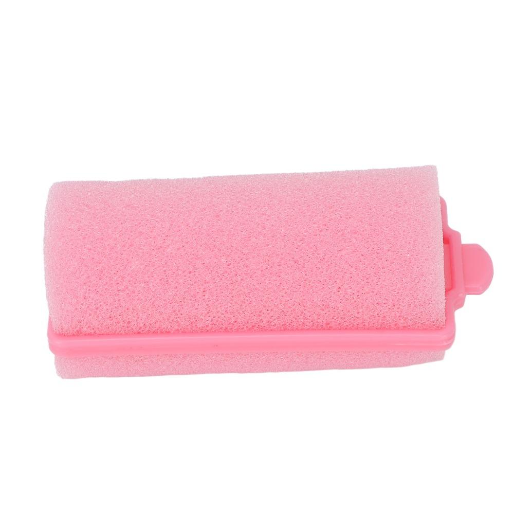 12pcs Pink Soft Hair Curler Soft Hair Roller Set Styling Tool Foam Hair Roller Home Salon