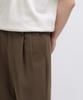 MUSINSA STANDARD Real Wide Hidden Banding Slacks [Brown]